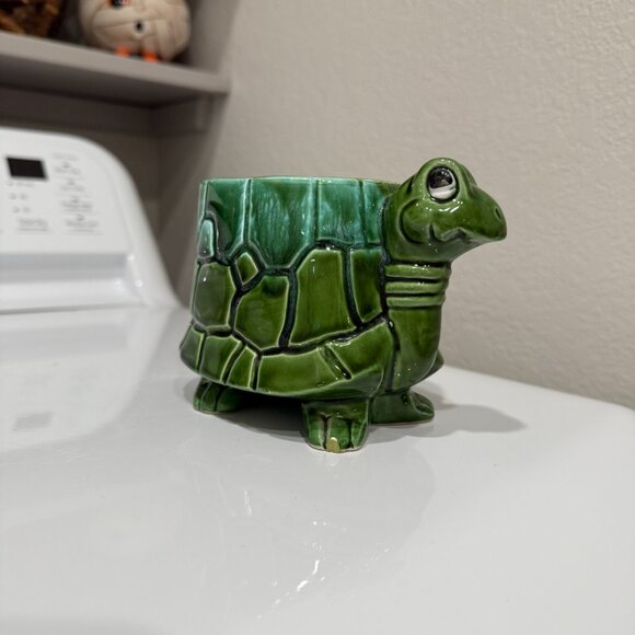 Vintage Majolica Inarco Turtle Planter made in Japan - Picture 16 of 17